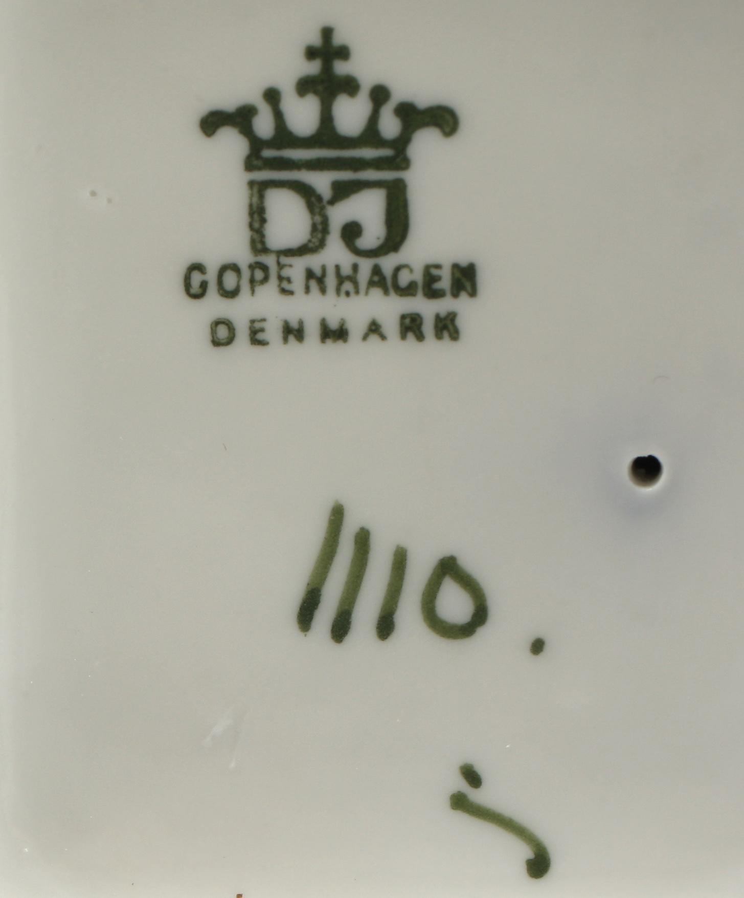 FIGURINER, 2 st, porslin, Dahl Jensen.