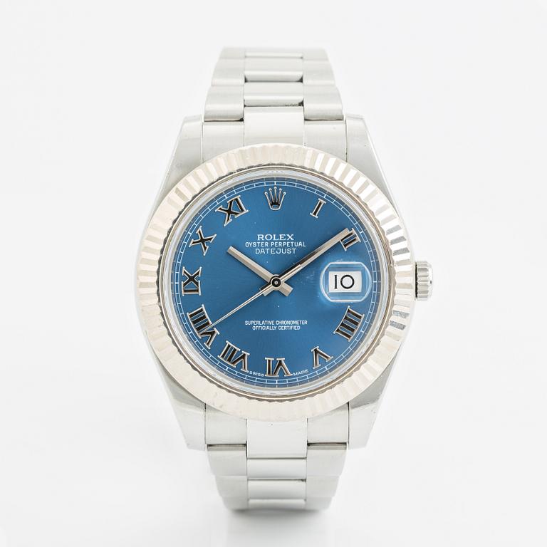 Rolex, Oyster Perpetual, Datejust II, armbandsur, 41 mm.