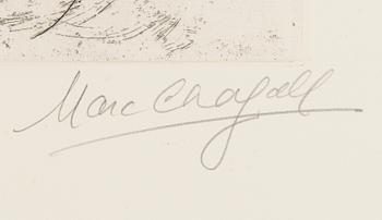 Marc Chagall, "Les coqs sur le toit".