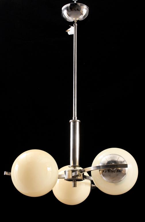 TAKLAMPA, Art Déco, omk 1920/30-tal. H ca 68.