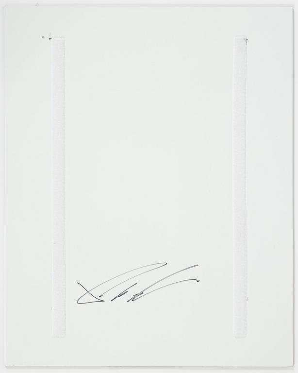Patrik Andersson, pigmentprint på aluminium, signerad a tergo.