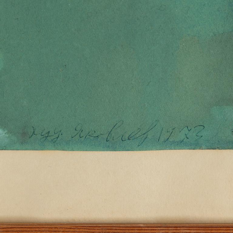 VLADIMIR IGOREVICH YAKOVLEV, gouache, signed and dated 1973.