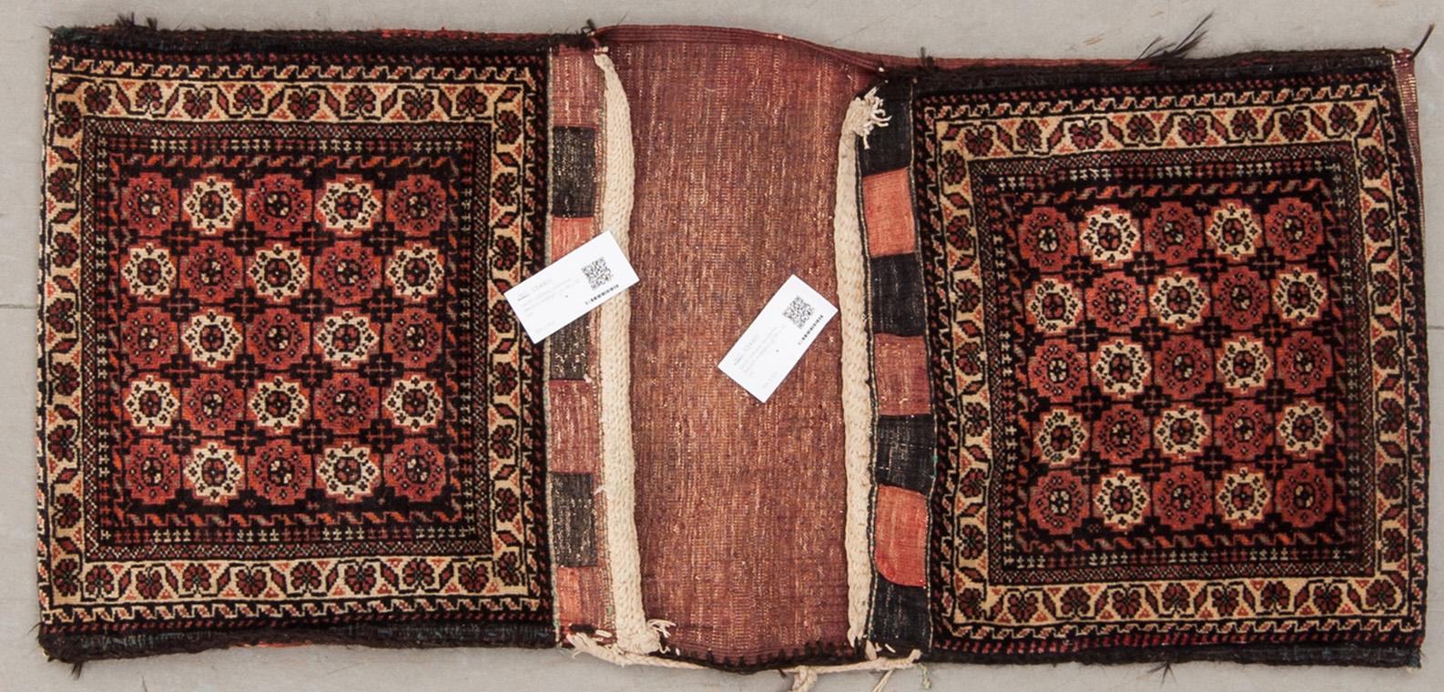 SADELVÄSKA, semiantik, Belutch möjligen, ca 118 x 52 cm.