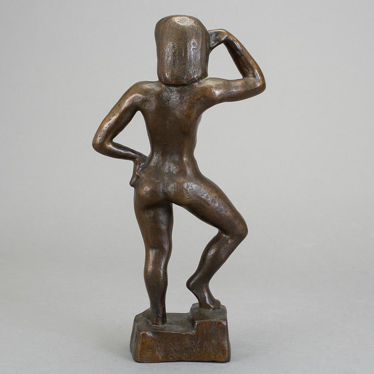 SIGGE BERGGREN, skulptur, signerad.