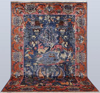 A figural Ziegler carpet, 299 x 204 cm.