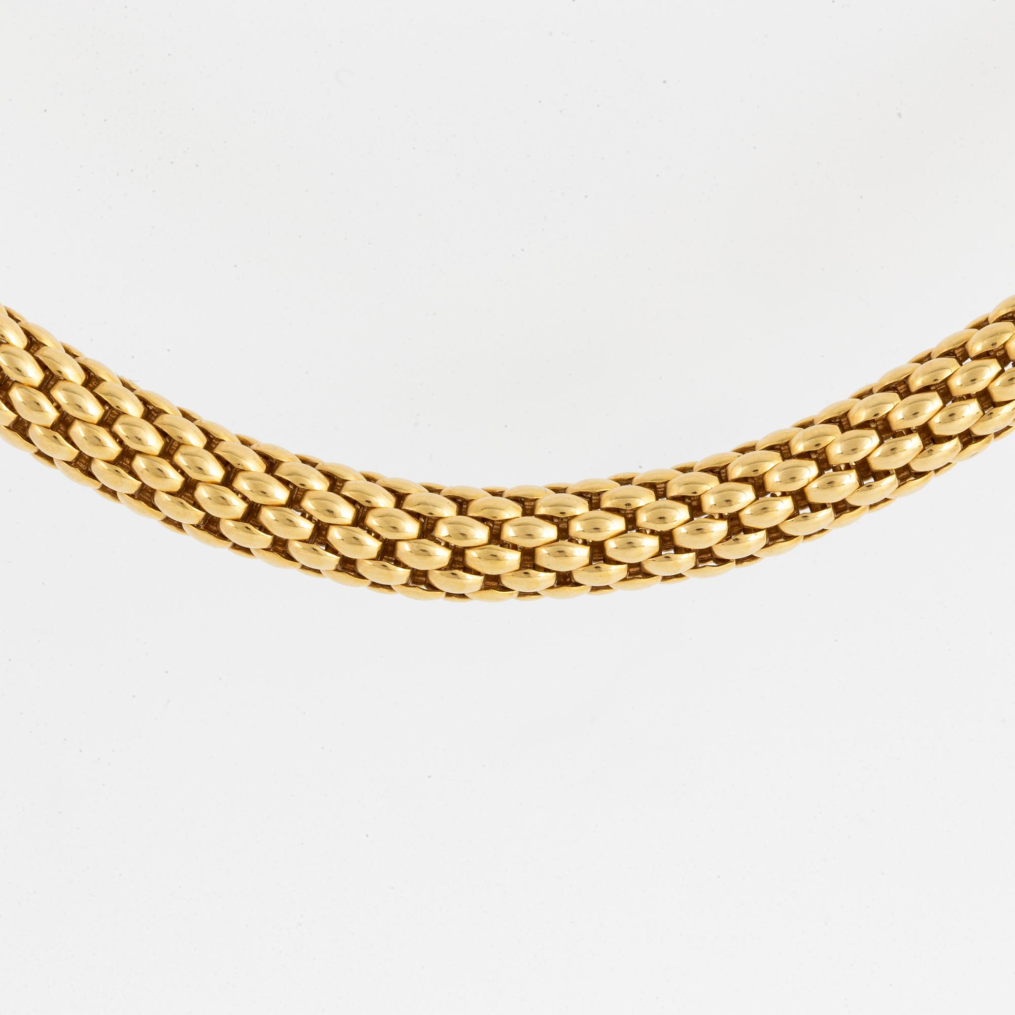 FOPE, 18K gold necklace, Italian.