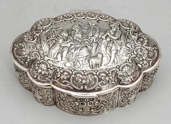 SKRIN, silver, svenska importstämplar, troligen omkring 1900. Vikt ca 359g.