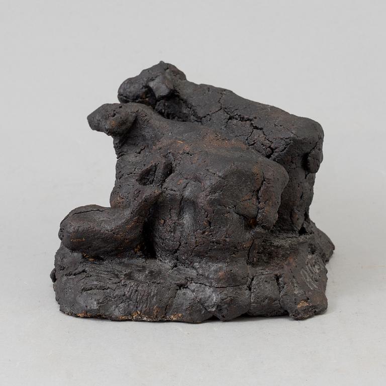 HENRIK ALLERT, a ceramic sculpture, signed.