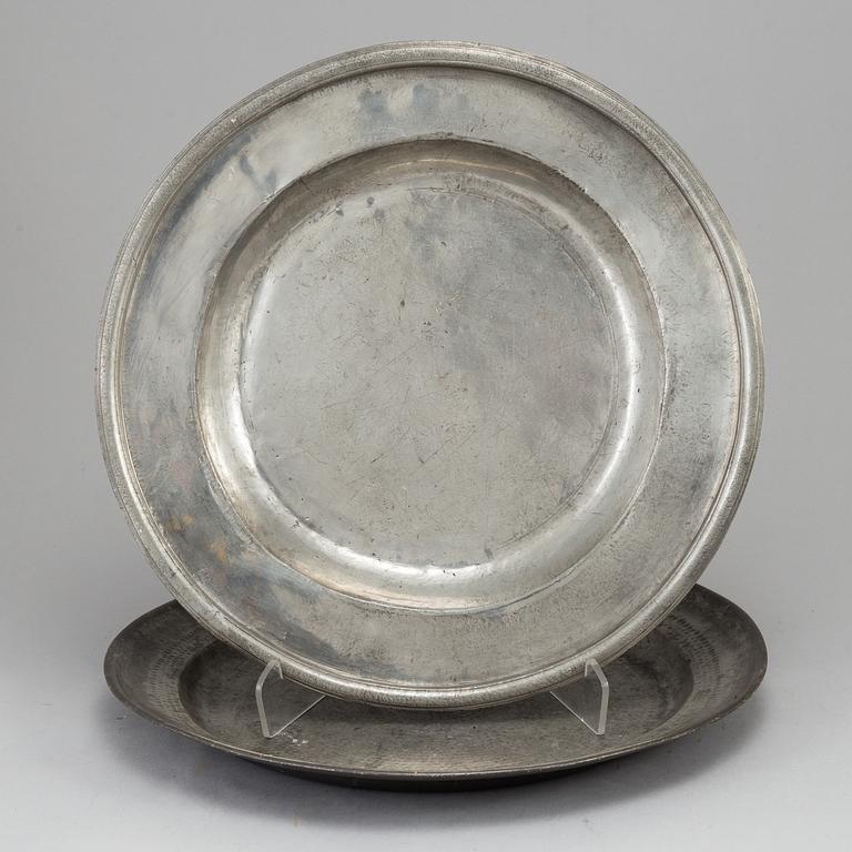FAT, 5 stycken, tenn, Sverige, 1700-tal och 1800-tal.
