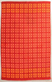 Ingrid Dessau, Rug machine-woven double-sided, signed "ID", approx. 197x130 cm.