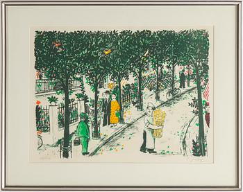 Lennart Jirlow, ithograph in colours, 1984. signed182/480.