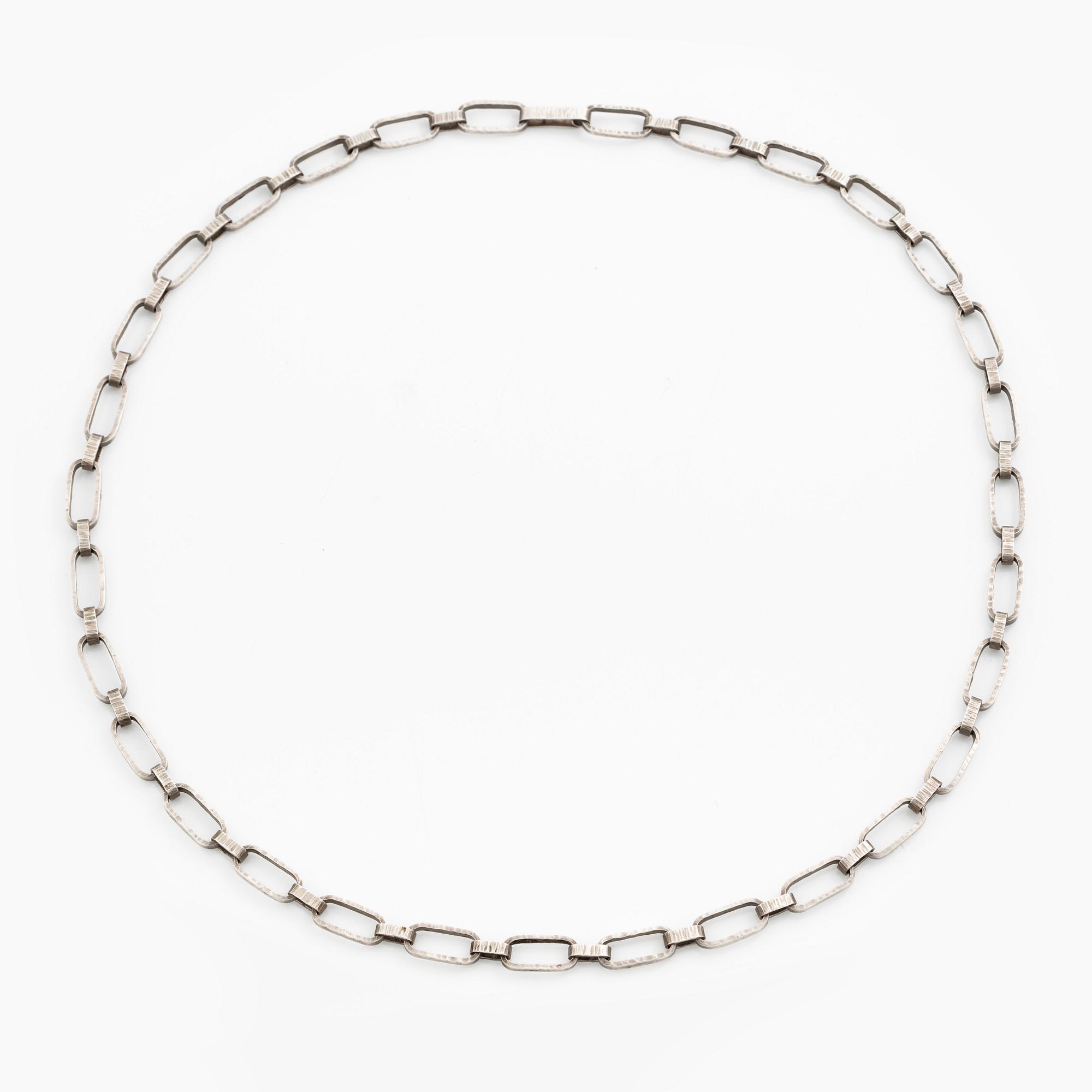 Atelier Borgila, necklace, silver, links.