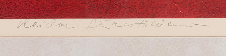 Reidar Särestöniemi, offset print, signed and dated -76, numbered 213/300.
