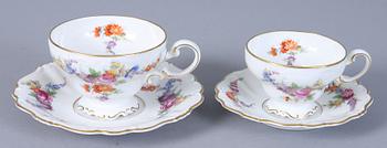 KAFFESERVIS, 78 st, porslin, "Pompadour", Rosenthal.