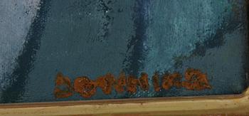 GYNNING, LARS. Olja på duk, sign.