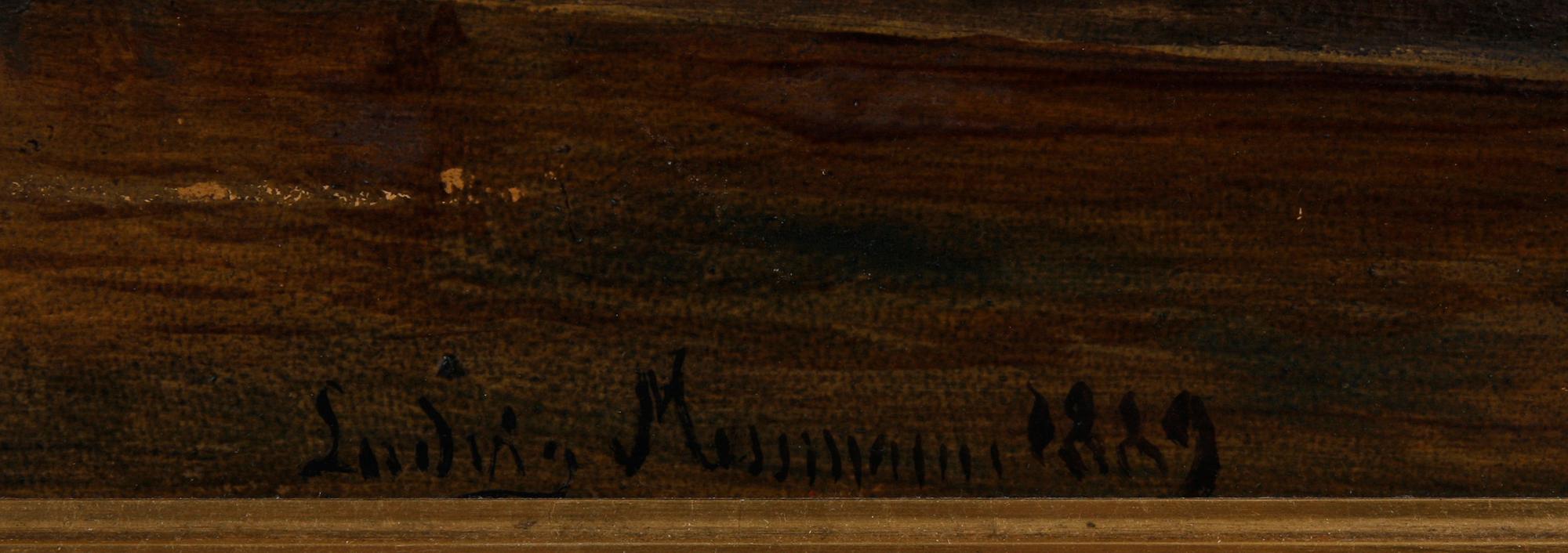 MESSMANN, LUDVIG, olja på duk, sign och dat "1889".