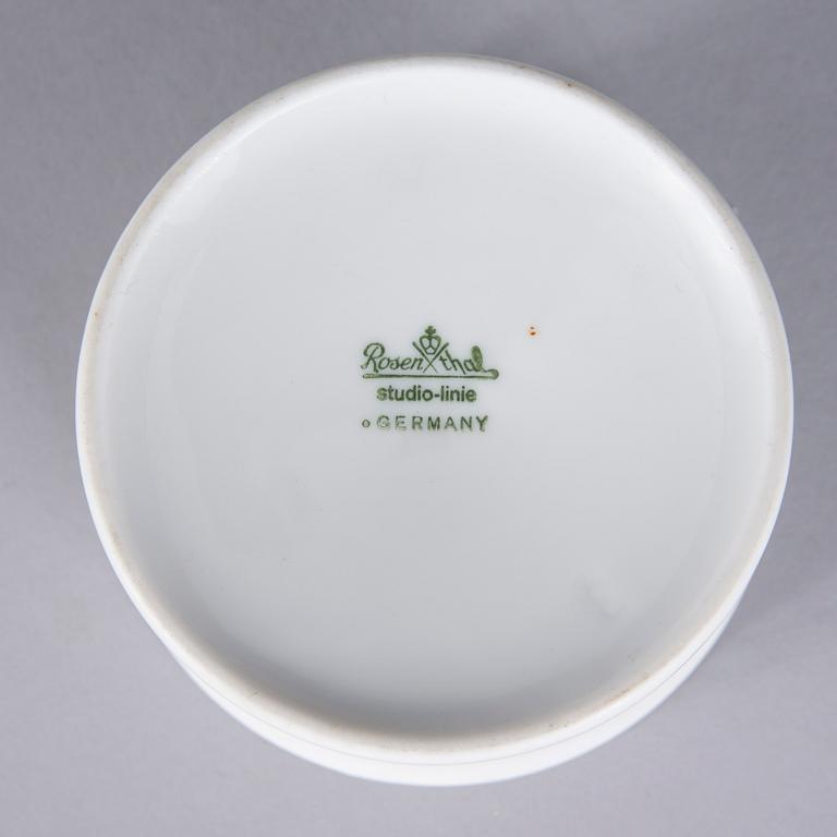 SERVIS, 67 delar, porslin, Rosenthal "Studio-linie". 1980-tal.