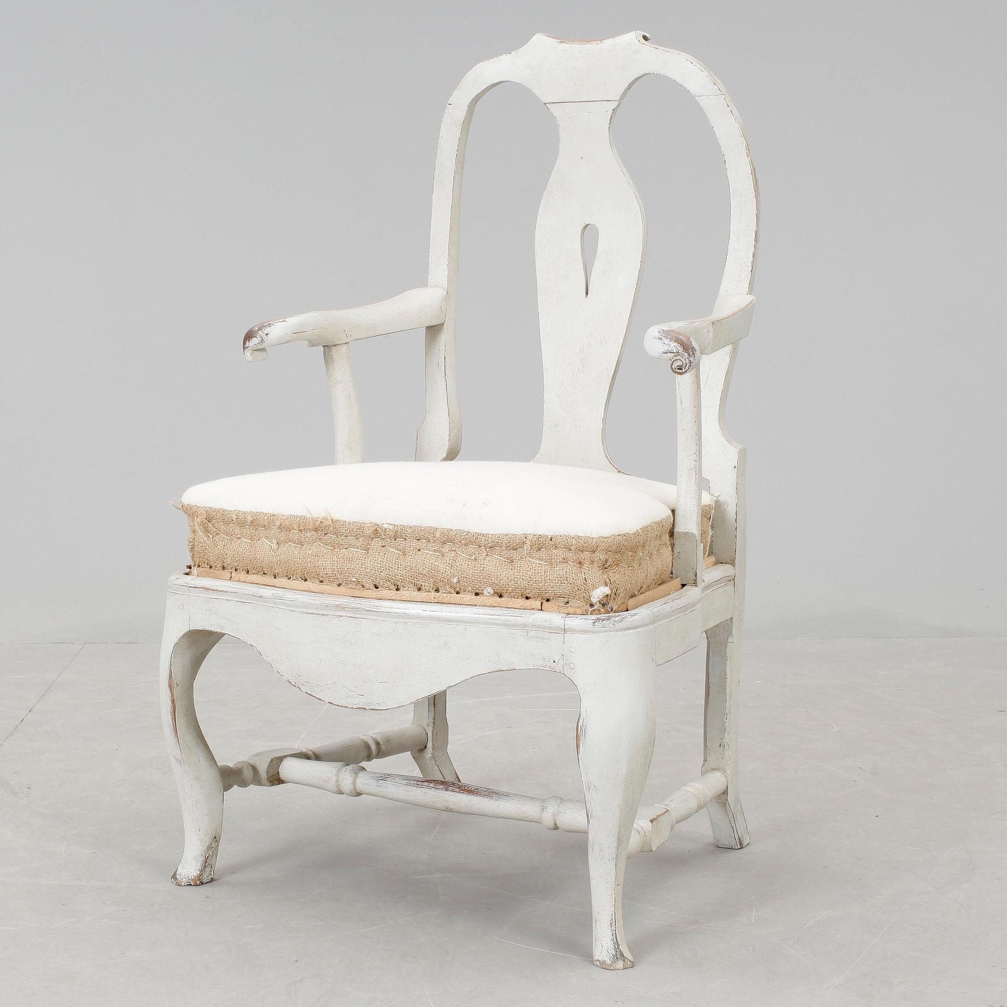 KARMSTOL, rokoko, 1700-talets slut.