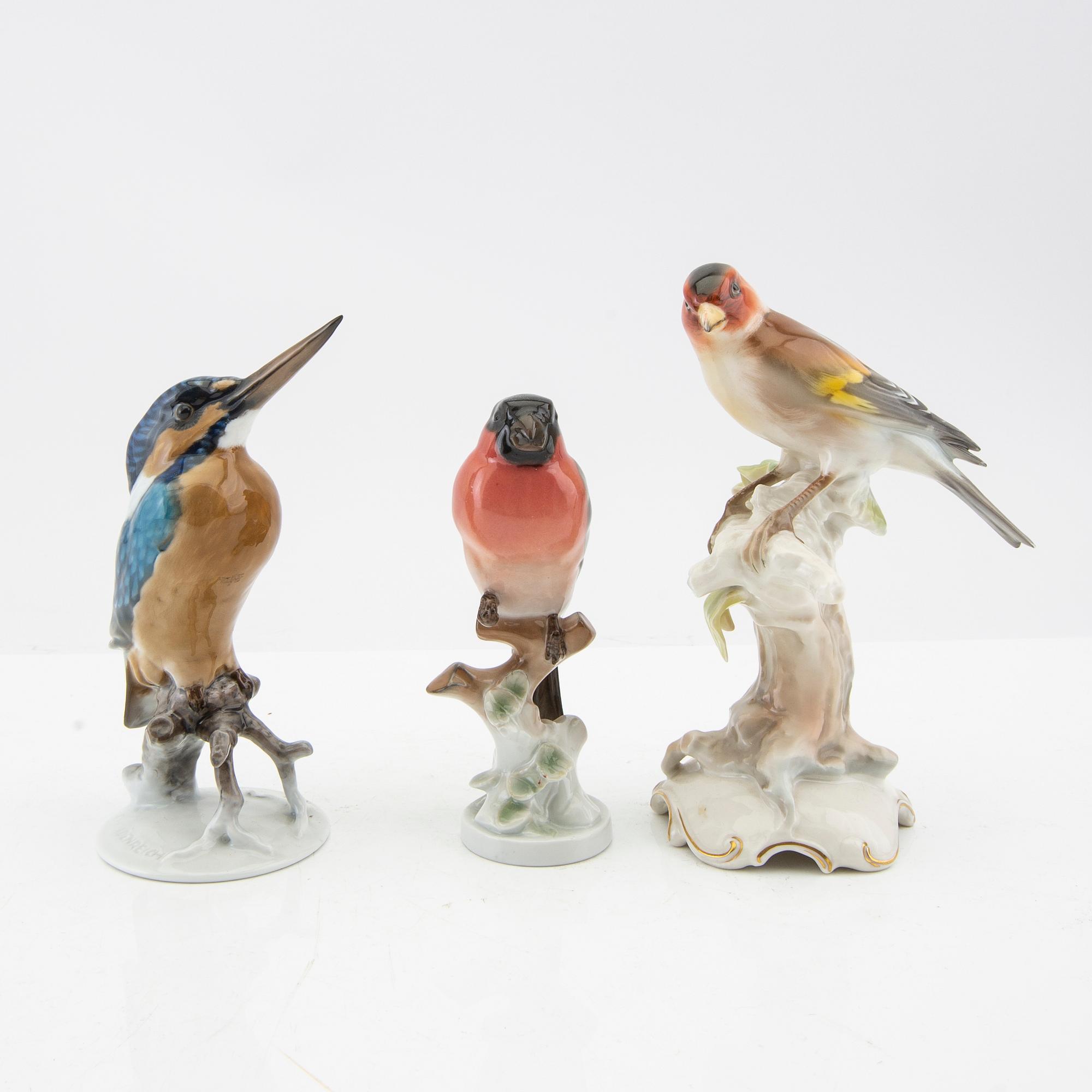 Figurines 4 pcs Roenthal/Hutschenreuther/Rudolstadt Germany porcelain mid-1900s.