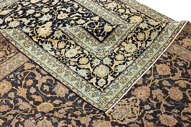 A Kashan carpet, Iran, c. 381 x 292 cm.