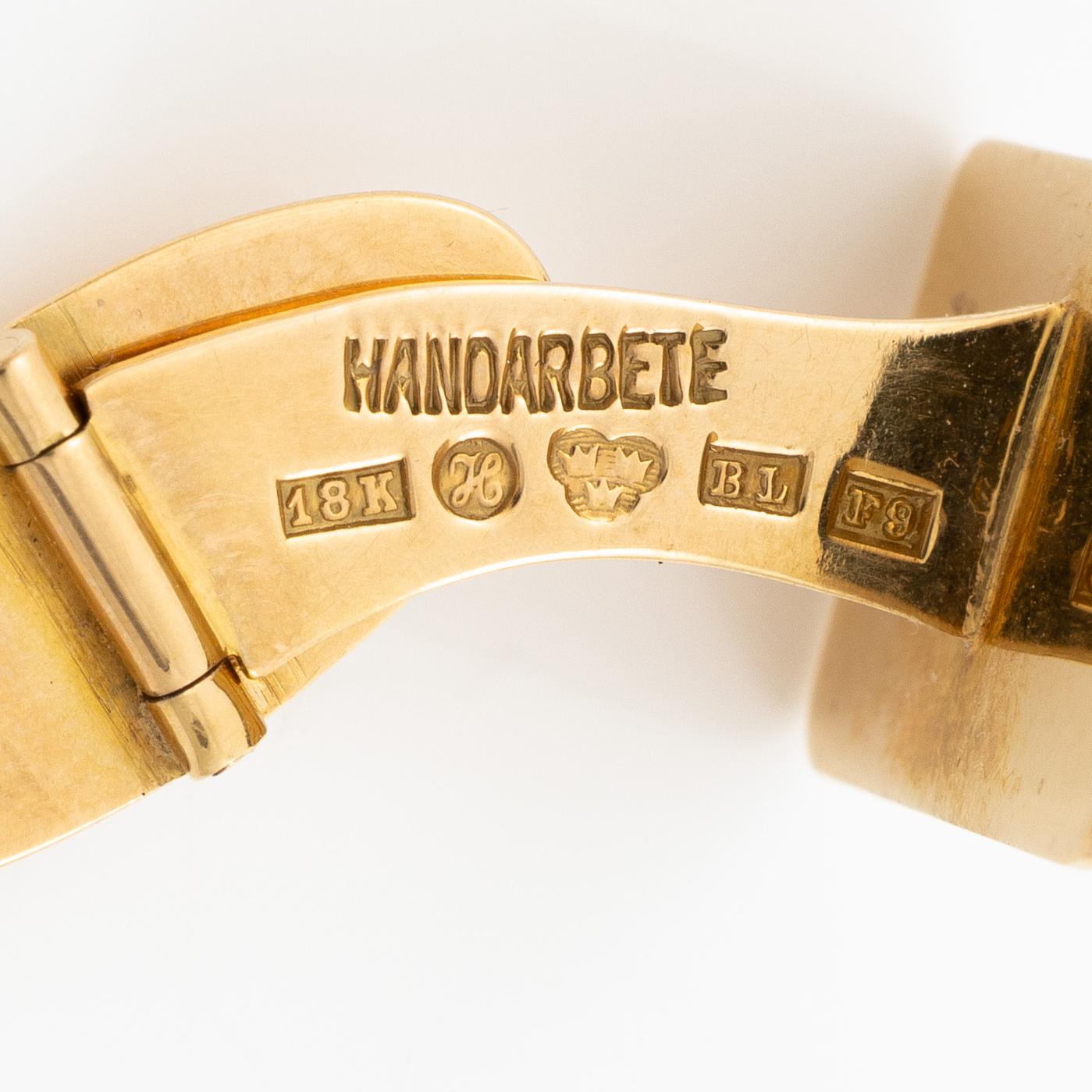 Cufflinks, 18K gold.