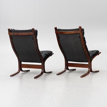 Ingmar Relling, a pair of  “Siesta” easy charis late 20th century.