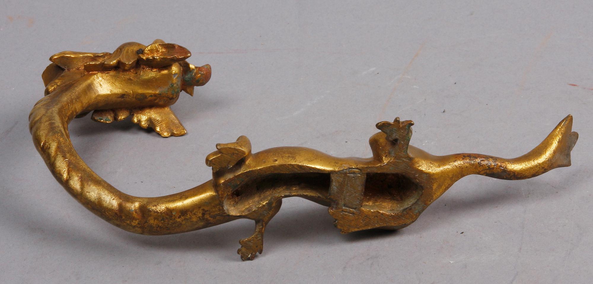 HÄNGARE, ett par, brons, 1800/1900-tal.