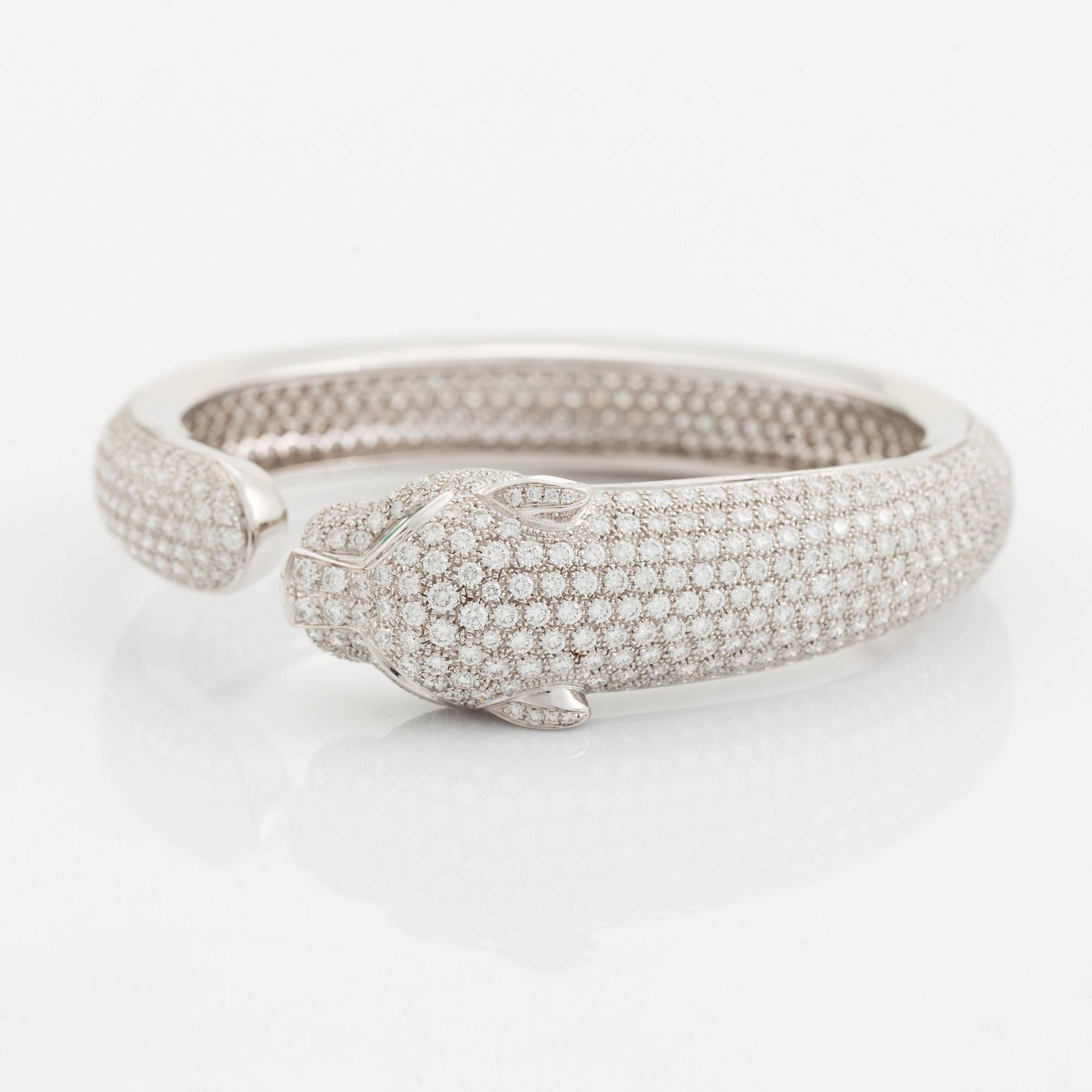 A Cartier Panthère bracelet.
