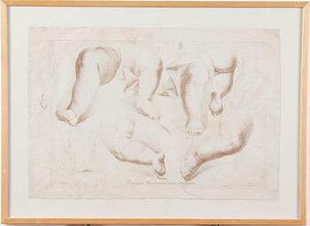 PARTI GRAVYRER, 5 st, 1700/1800-tal, Frankrike.