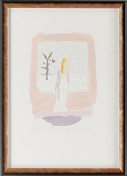 ULF LUNDELL, serigrafi, signerad och daterad 04, 152/200.