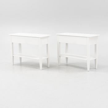 Side tables, a pair, "Stockholm", Englesson.