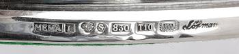 LJUSSTAKAR, ett par, silver, Löfman MEMA, Lidköping, 1993.