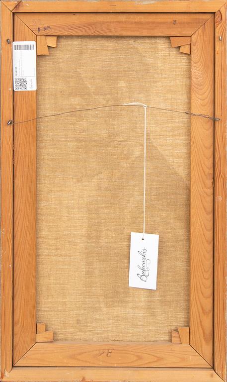 Pär Thorell, oil on canvas, self portrait, signed and dated -52.