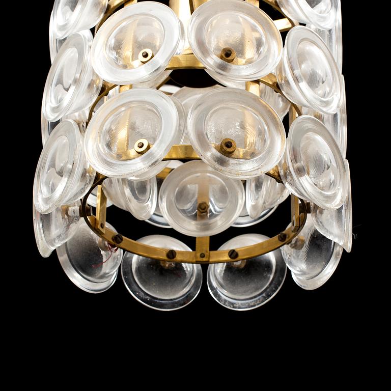 A second half of the 20th century ceiling light by Carl Fagerlund for Orrefors, model RD1846.