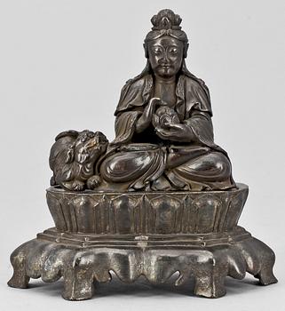 SKULPTUR, brons, Kina, 1900-talets första hälft.