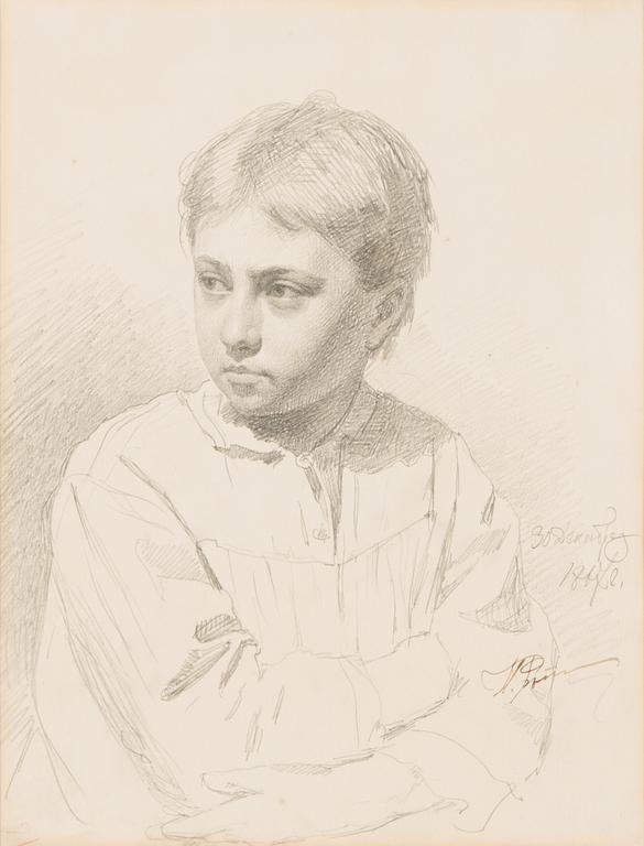 Ilja Jefimovitj Repin, Portrait of Vera.