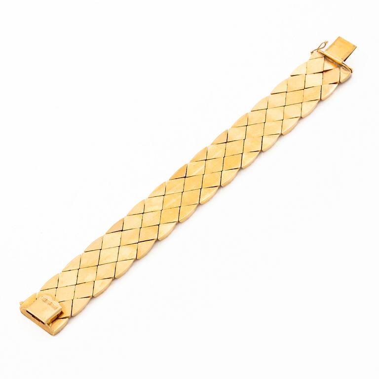 Bracelet, 18K gold, Italy.