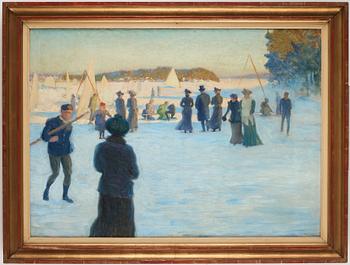 Robert Thegerström, "Vinteridrott" (Winter sports).