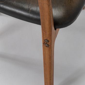 Ole Wanscher, A rosewood armchair, model J2883, cabinetmaker AJ Iversen, Denmark 1960s.