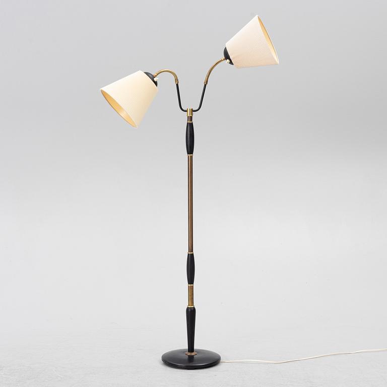 Floor lamp, mid-20th century.