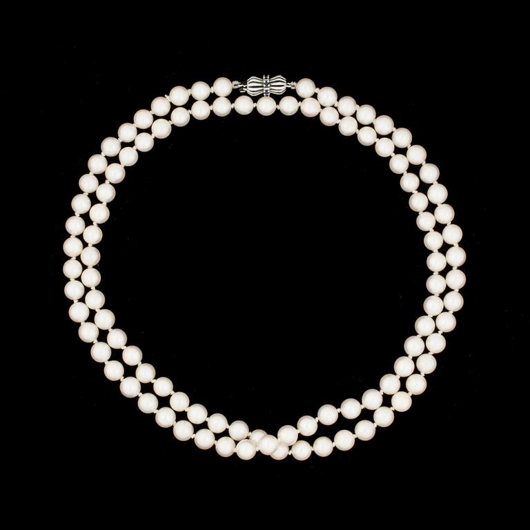COLLIER, pärlor. Vikt ca 55g.