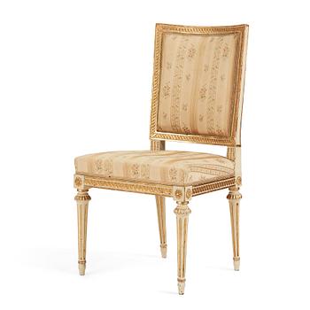 59. A Royal Gustavian chair by Johan Lindgren.