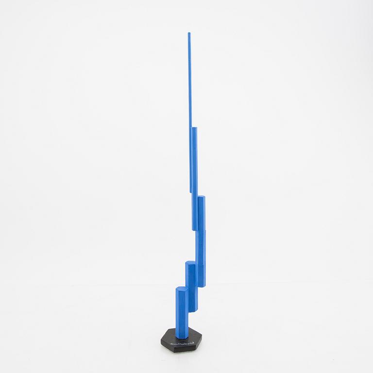 Oscar Reutersvärd,  sculpture painted brass, signed.