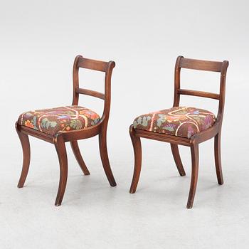 A set of six mahogany chairs from Beavan Funnel Ltd. England, 20th Century.