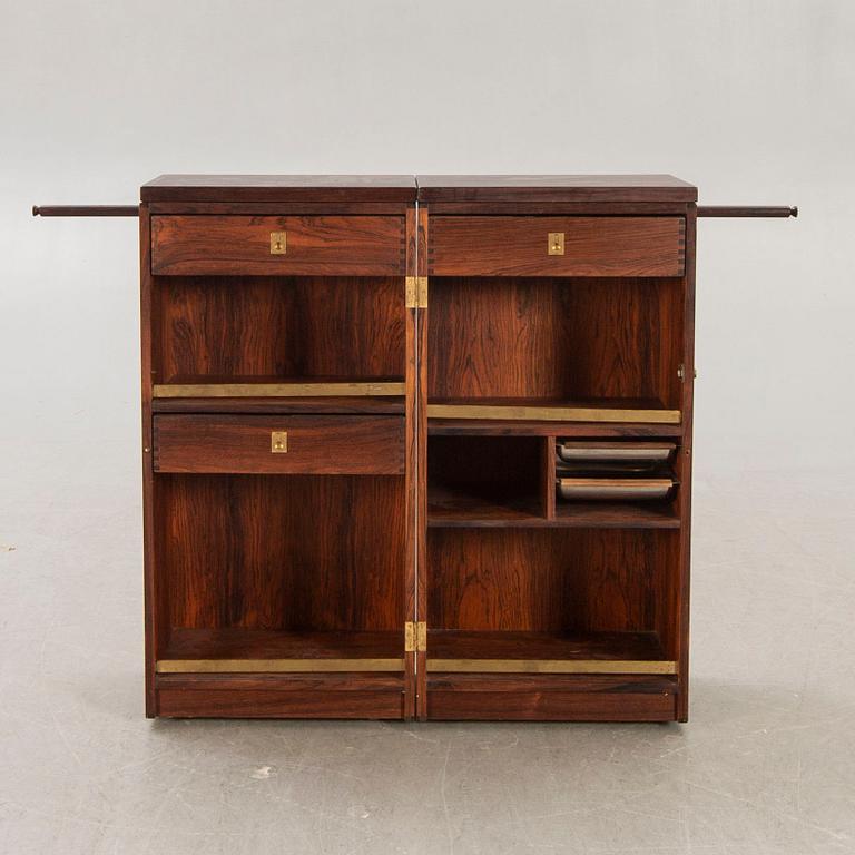 A jacaranda Captains bar from Dyrlund Denmark 1960s.