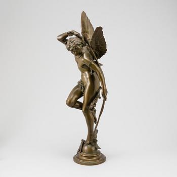 JULES FÉLIX COUTAN, sculpture, bronze, signed "J Coutan Rome" foundry stamp E.COLIN & CIE.PARIS.