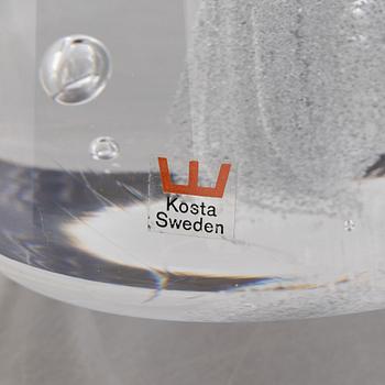 Vicke Lindstrand, bordslampor, ett par, Kosta.