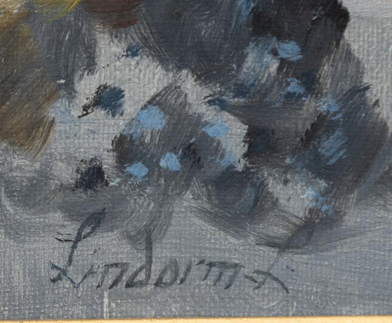 Lindorm Liljefors, Roe Deer in Winter Landscape.