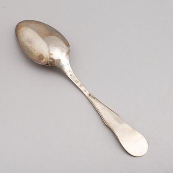 MATSKED, silver, Abraham Sundström, Västerås 1797. Vikt ca 38 gram.