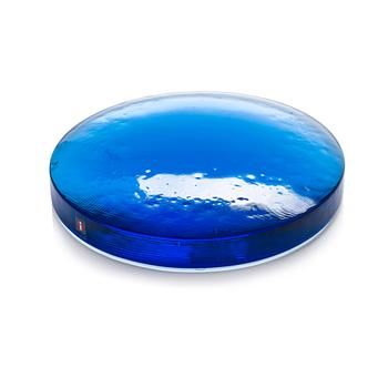 Harri Koskinen, taidelasi, "Kupera", signeerattu Harri Koskinen Iittala 2017, 4/100 1921.